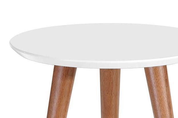Manhattan Comfort Moore 17.32" Round End Table