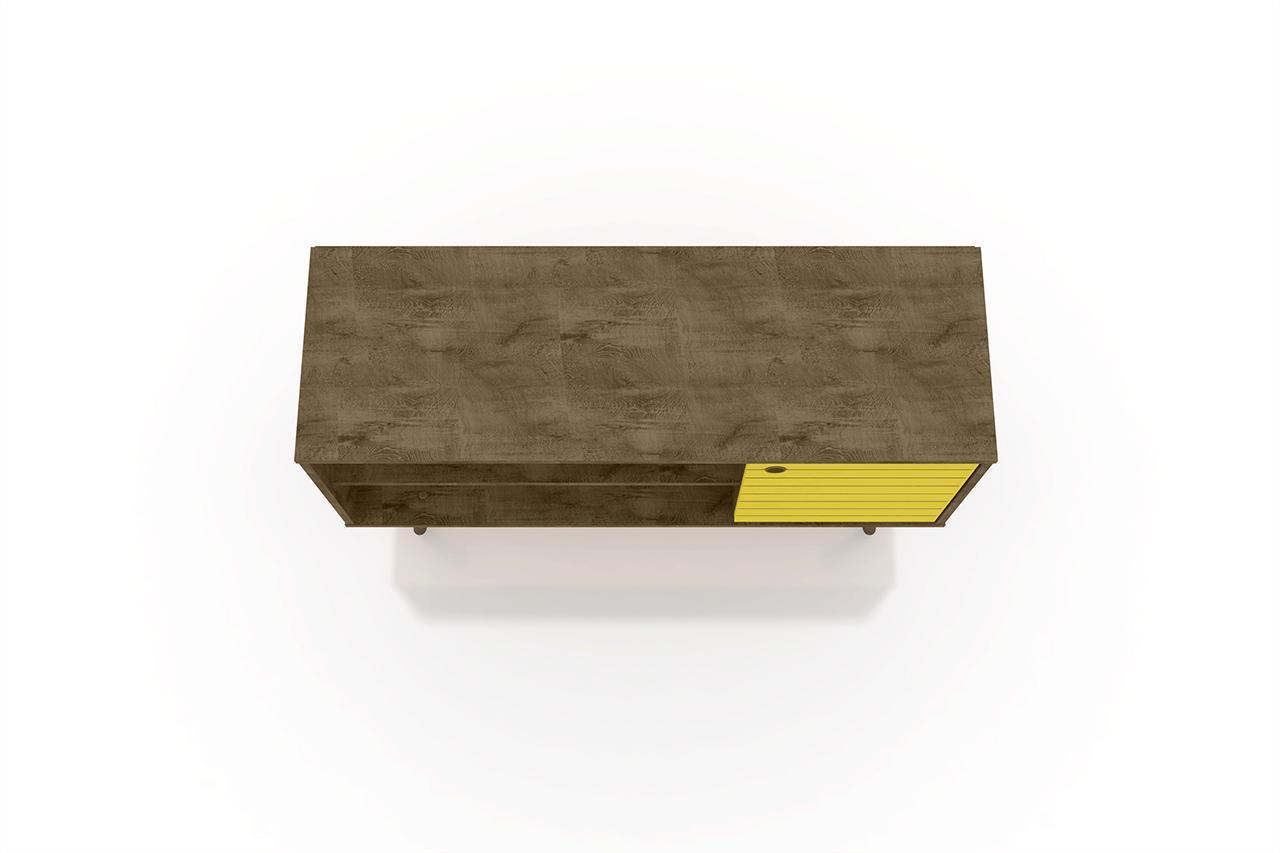 Manhattan Comfort Liberty 42.52" Mid Century - Modern TV Stand with 2 Shelves and 1 Door