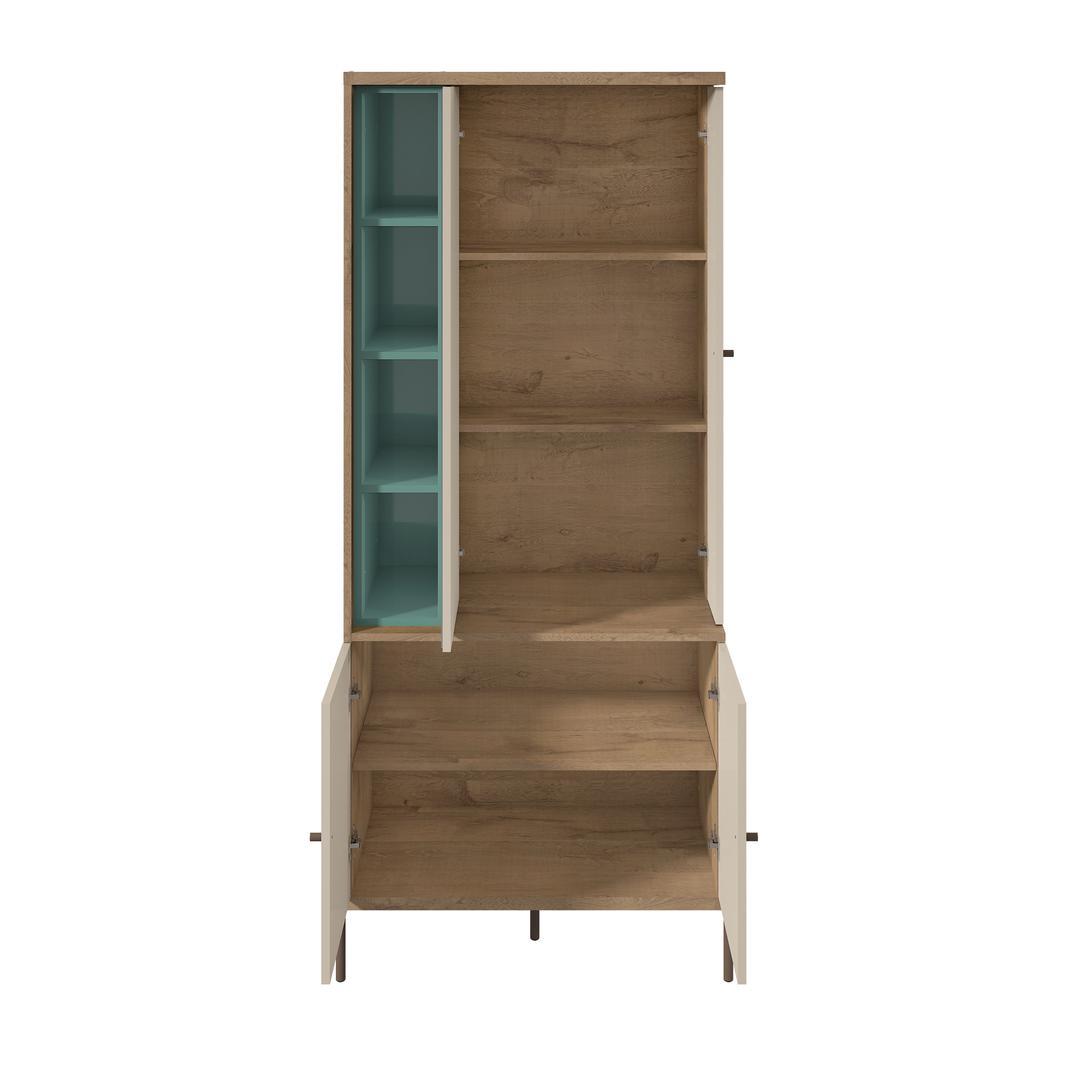 Manhattan Comfort Joy Vanity Jewelry Armoire with Mirror