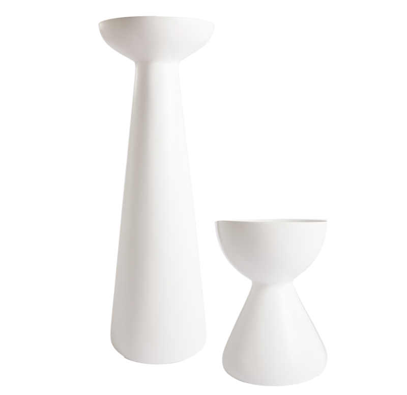 Gold Leaf Design Group Fiberglass Cone With Bowl