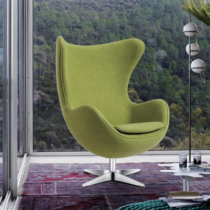 Flash Furniture Wool Fabric Egg Chair With Tilt-Lock Mechanism Lounge Chairs, Flash Furniture, - Modish Store