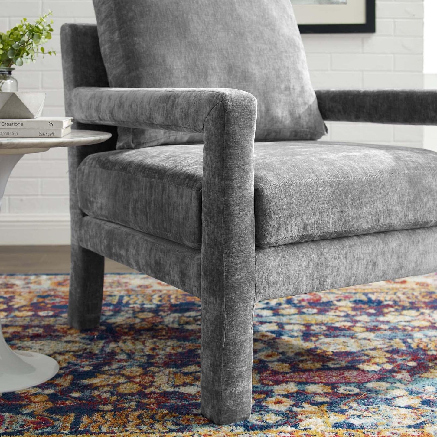 Modway Rehearse Performance Velvet Armchair | Armchairs | Modishstore-5