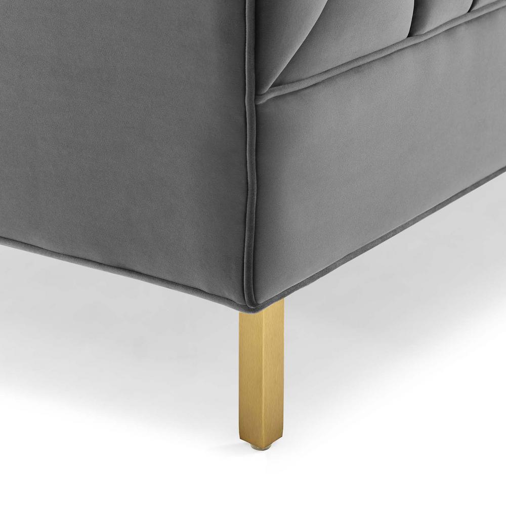 Modway Shift Channel Tufted Performance Velvet Loveseat | Loveseats | Modishstore-9