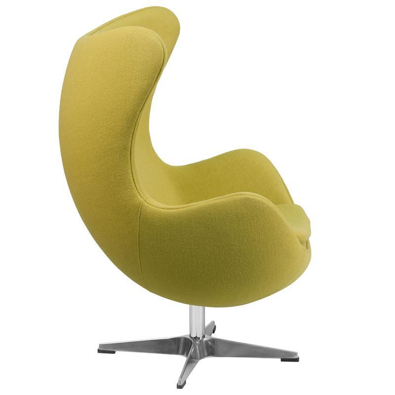 Flash Furniture Wool Fabric Egg Chair With Tilt-Lock Mechanism Lounge Chairs, Flash Furniture, - Modish Store