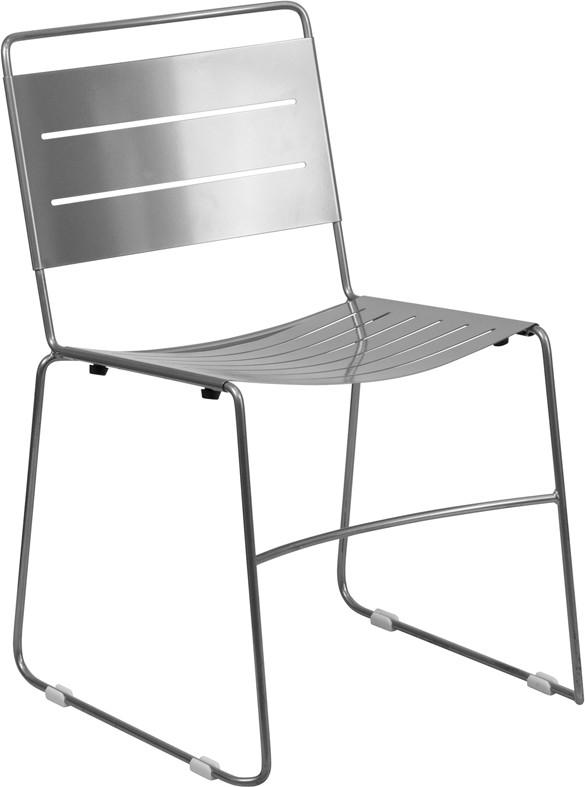 Flash Furniture Hercules Series Indoor-Outdoor Metal Stack Chair