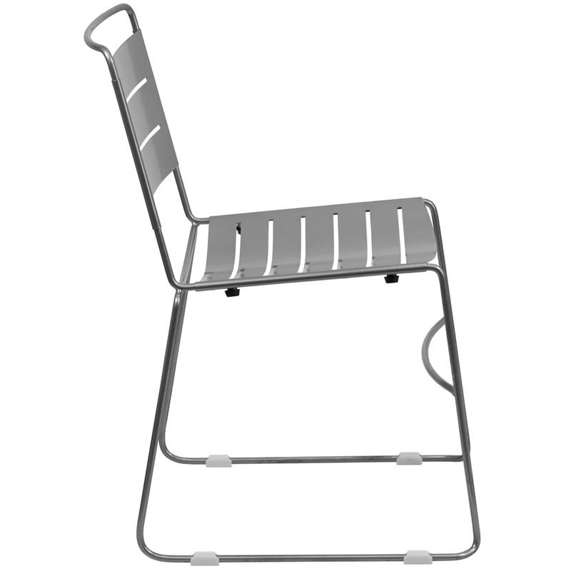 Flash Furniture Hercules Series Indoor-Outdoor Metal Stack Chair