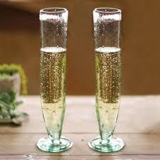 Kalalou Tall Recycled Champagne Flute