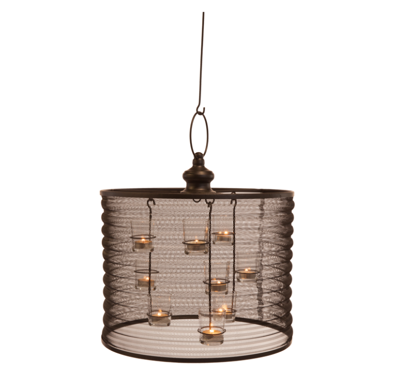 Gold Leaf Design Group 16" Aria Candle Chandelier