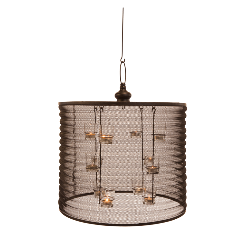 Gold Leaf Design Group 20" Aria Candle Chandelier