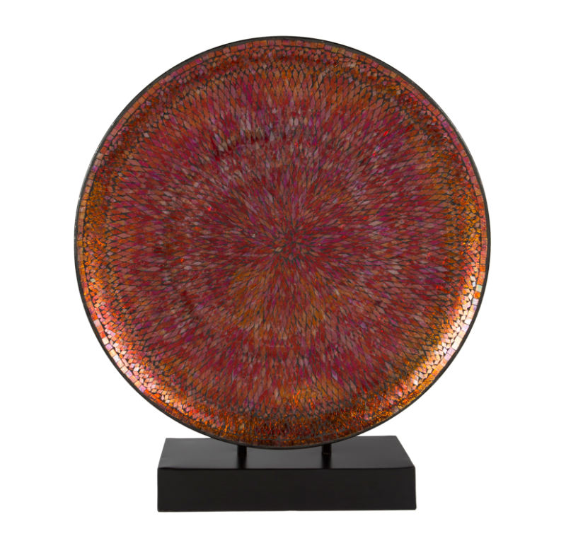 Gold Leaf Design Group Mosaic Glass Disc