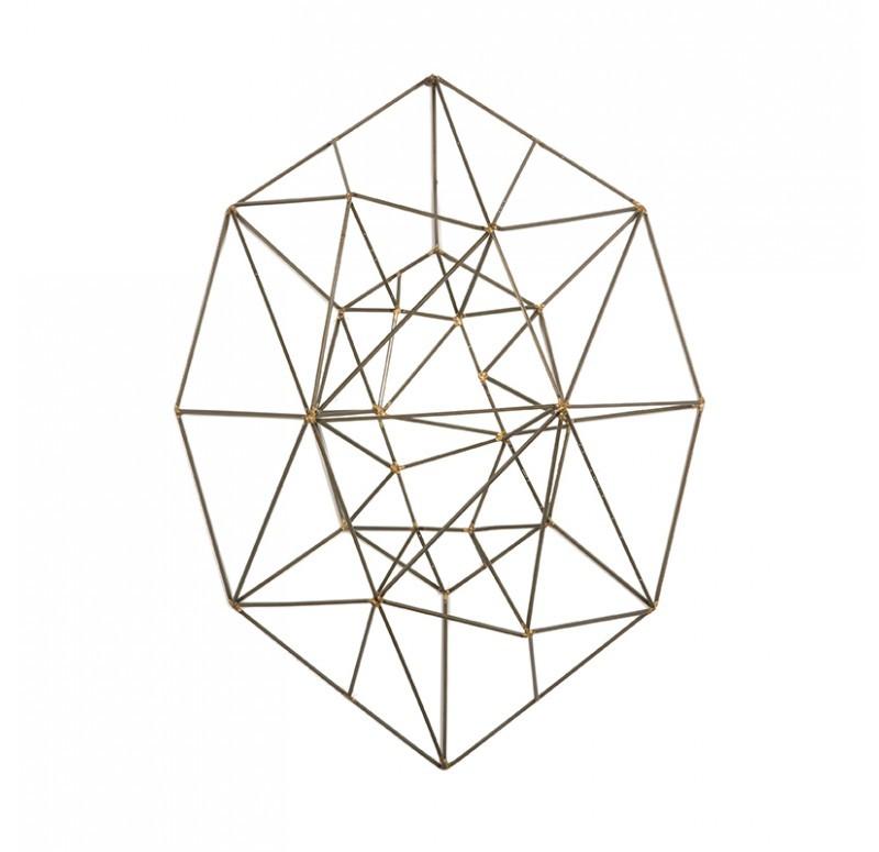Gold Leaf Design Group Matrix Oval Wall Art