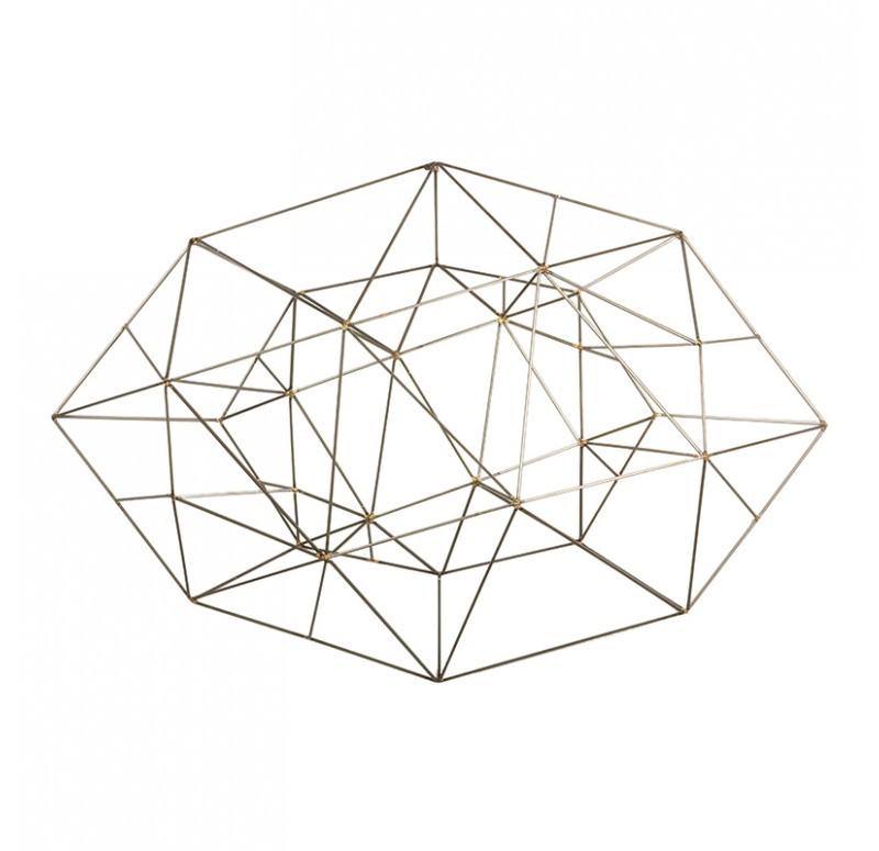 Gold Leaf Design Group Matrix Oval Wall Art