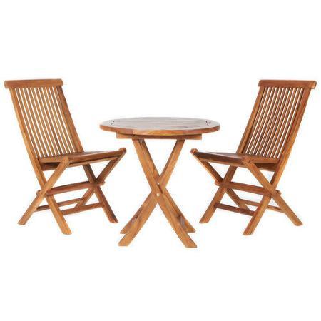 All Things Cedar 3Pc. Teak Bistro Set