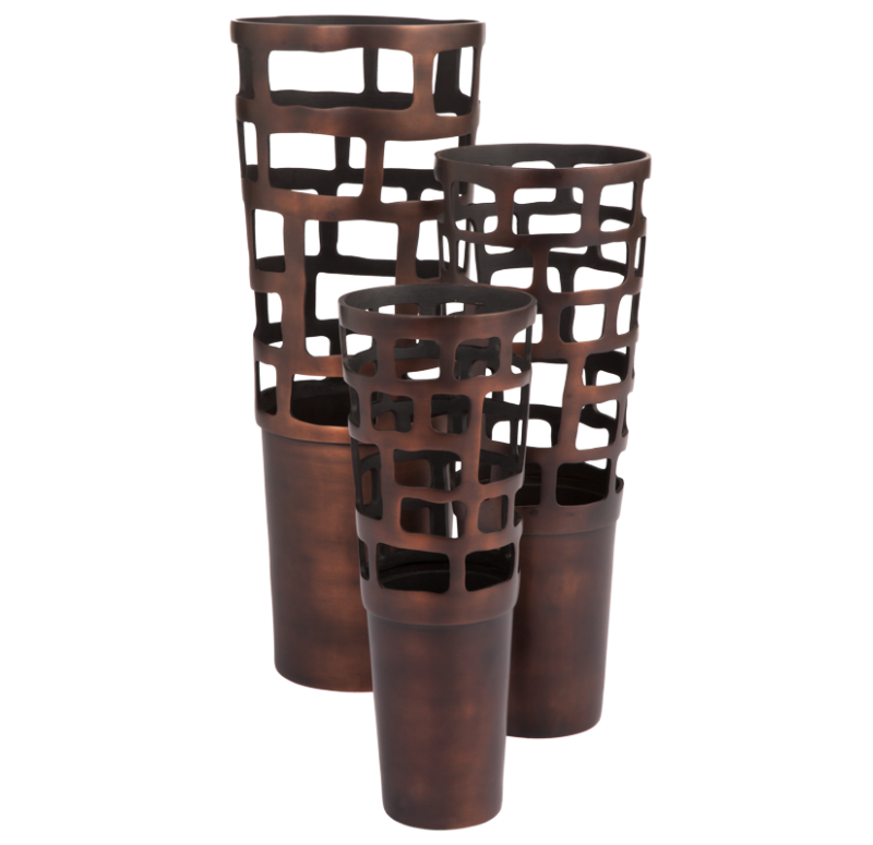Gold Leaf Design Group Kyoto Vase