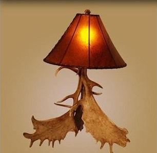 Antlerworx Three Antler Fallow Lamp (L-14)