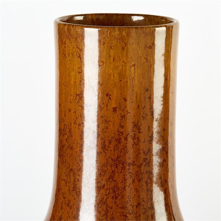 Tozai Home Wood Texture S/2 Collar Vase