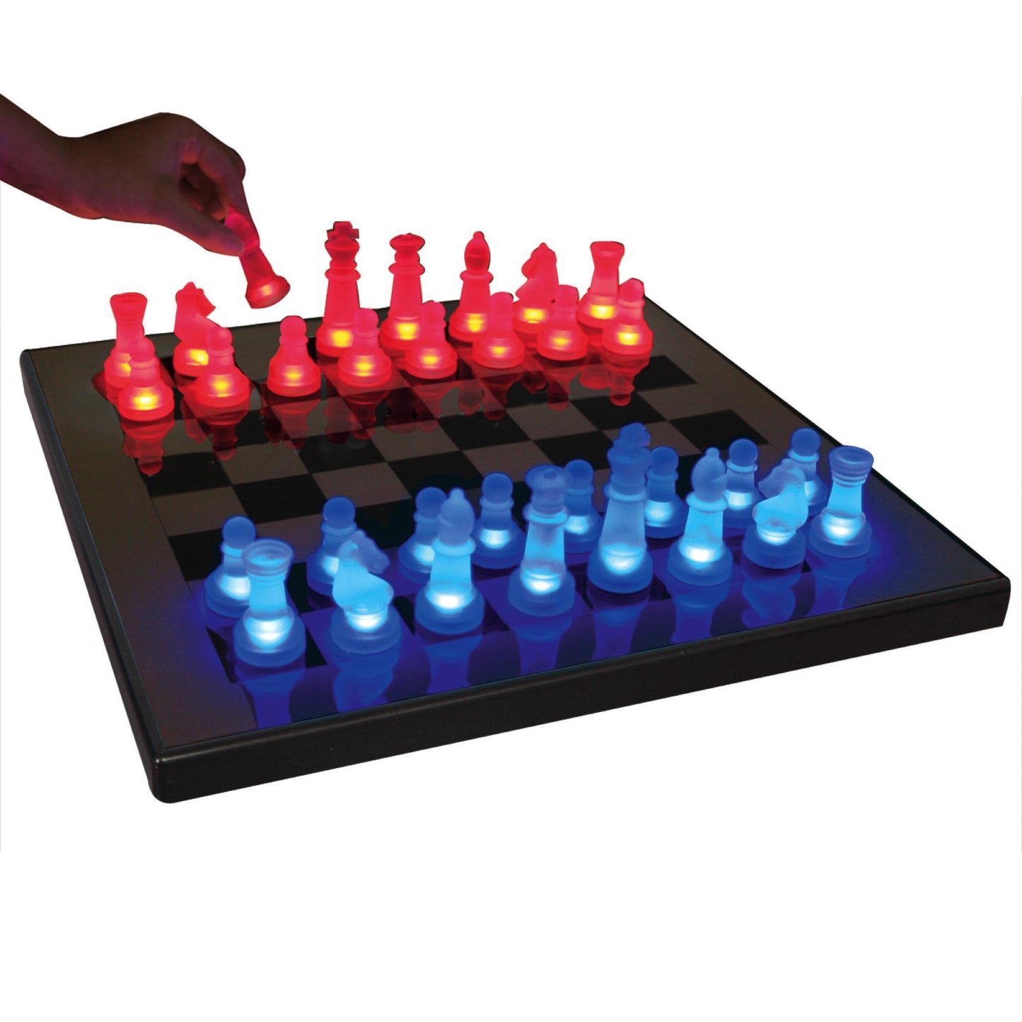 LumiSource LED Glow Chess Set