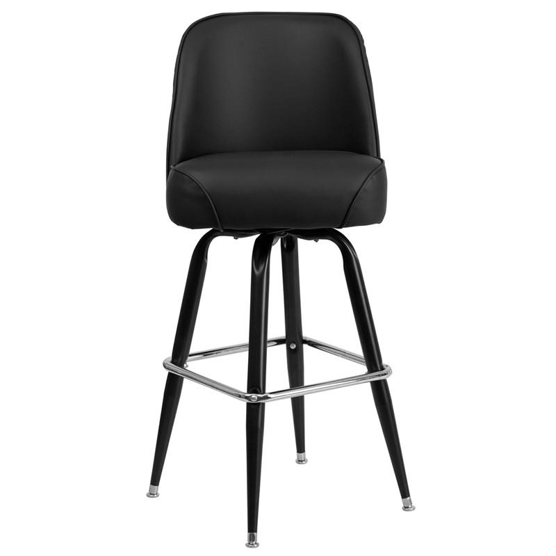 Flash Furniture Metal Barstool With Swivel Bucket Seat