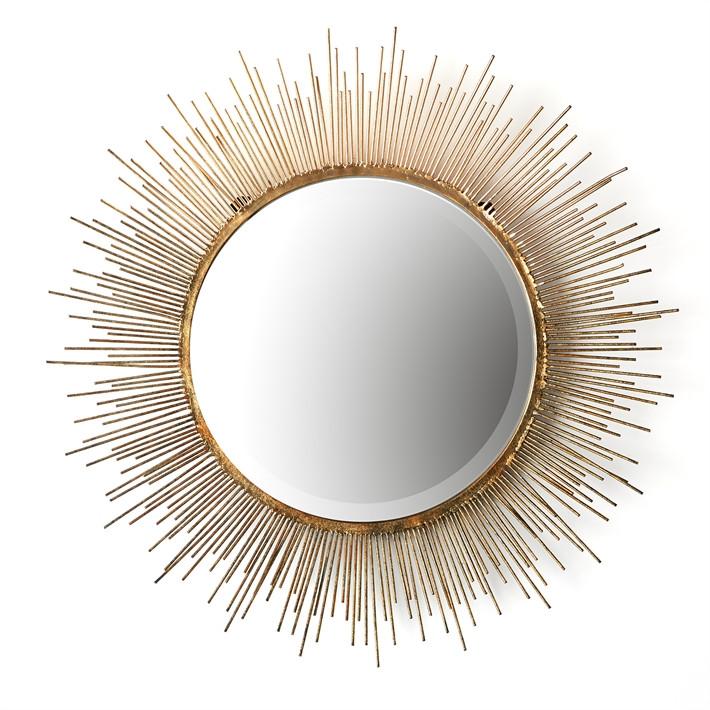 Tozai Home Gold Starburst Wall Mirror