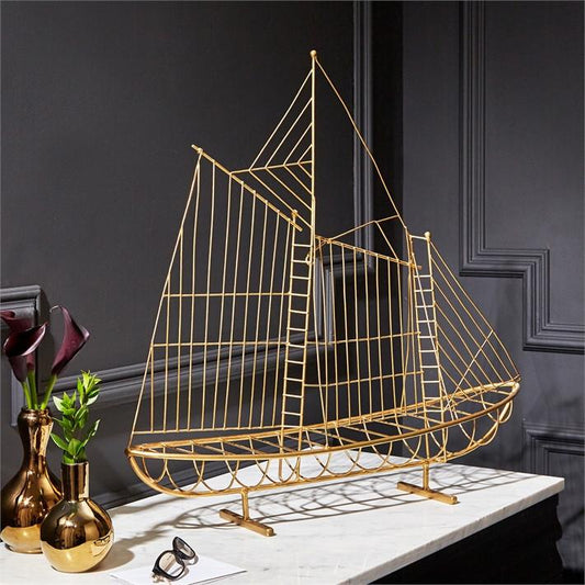 Tozai Home Schooner Wall Art Iron