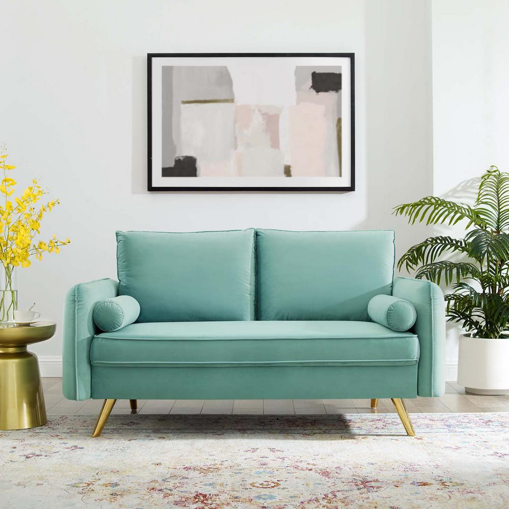 Modway Revive Performance Velvet Loveseat | Loveseats | Modishstore