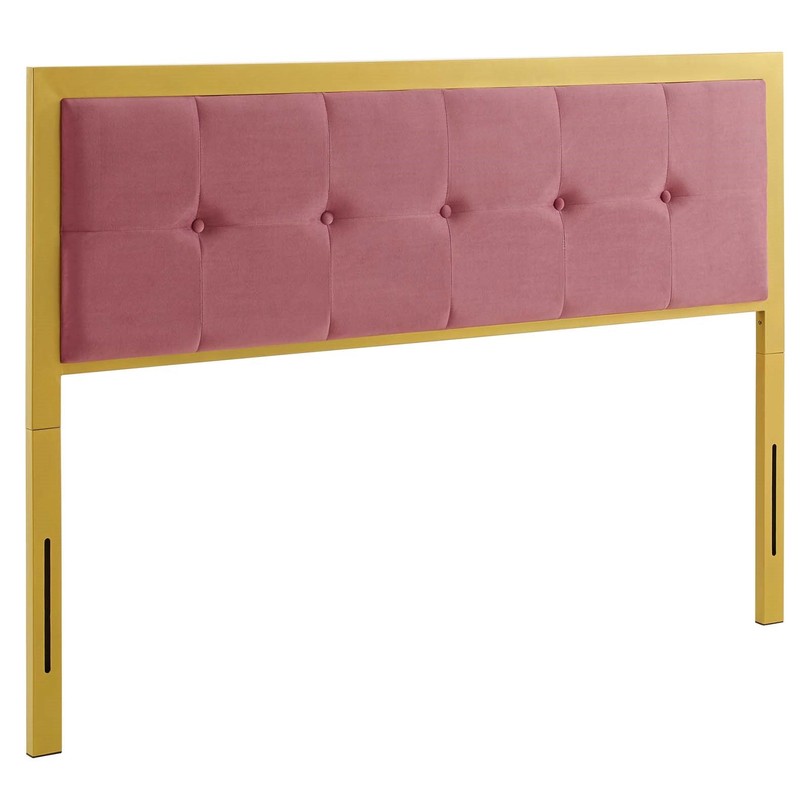 Modway Teagan Tufted Twin Performance Velvet Headboard | Headboards | Modishstore-9