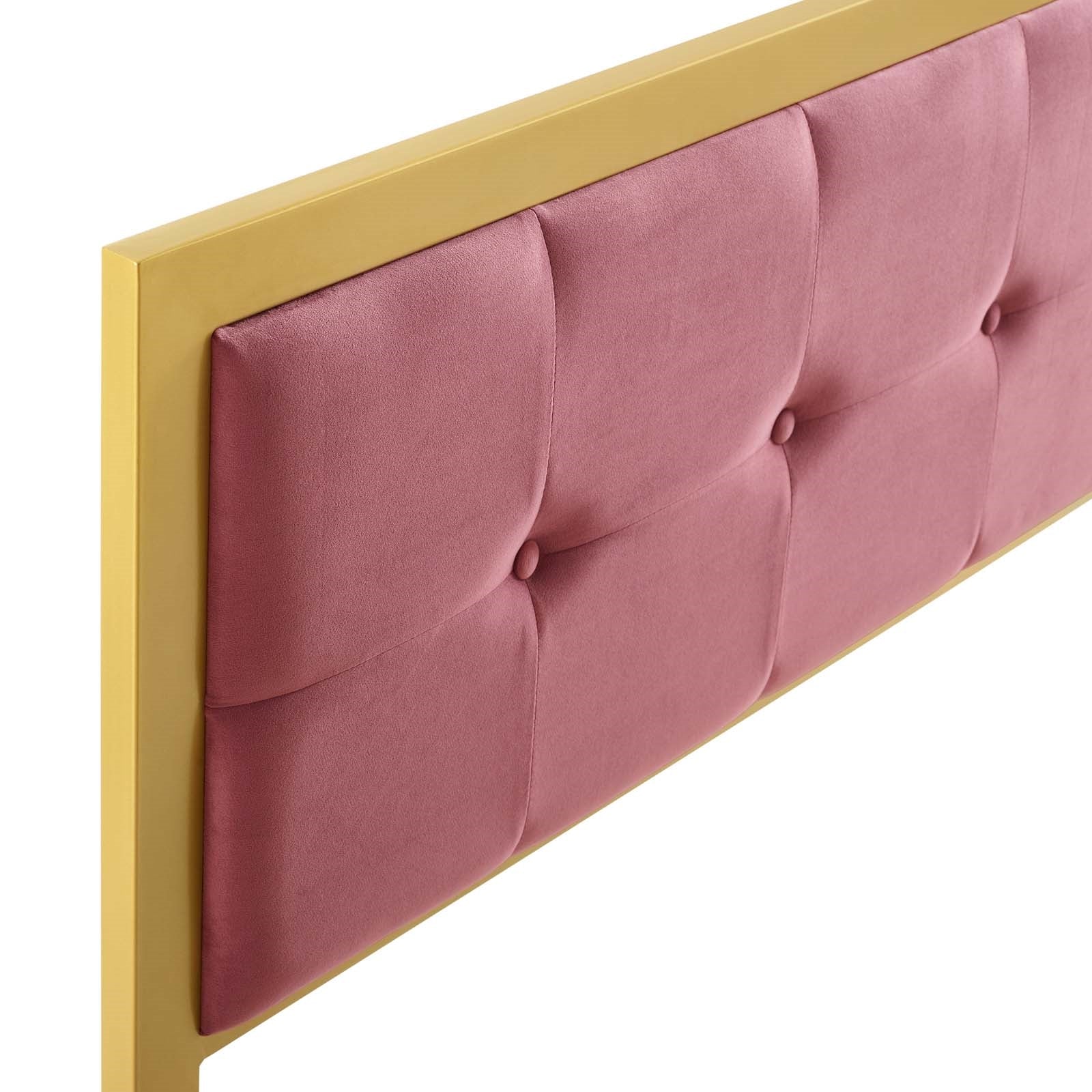 Modway Teagan Tufted Twin Performance Velvet Headboard | Headboards | Modishstore-10
