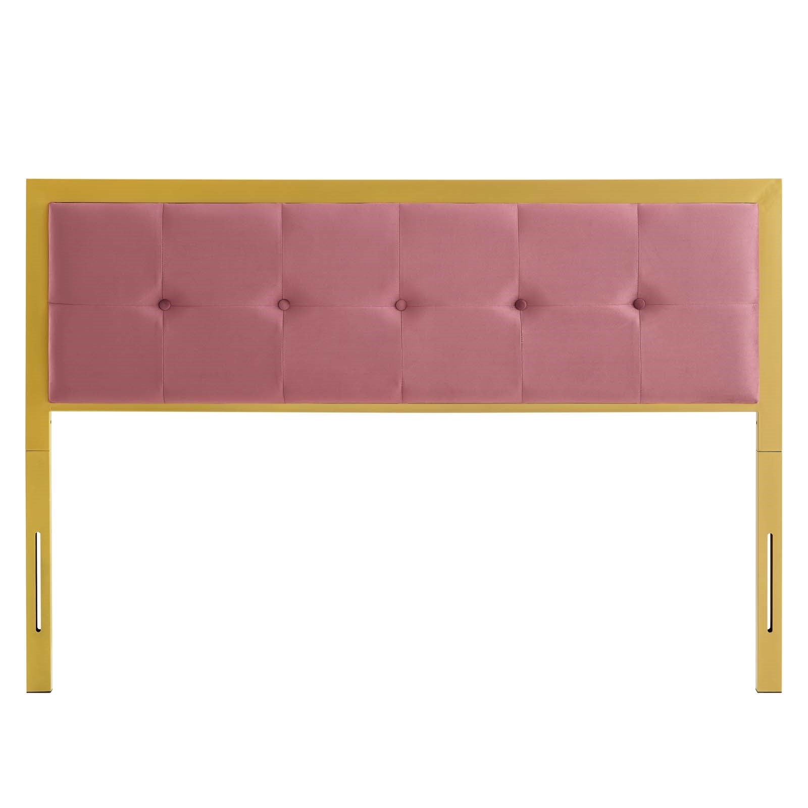 Modway Teagan Tufted Twin Performance Velvet Headboard | Headboards | Modishstore-11
