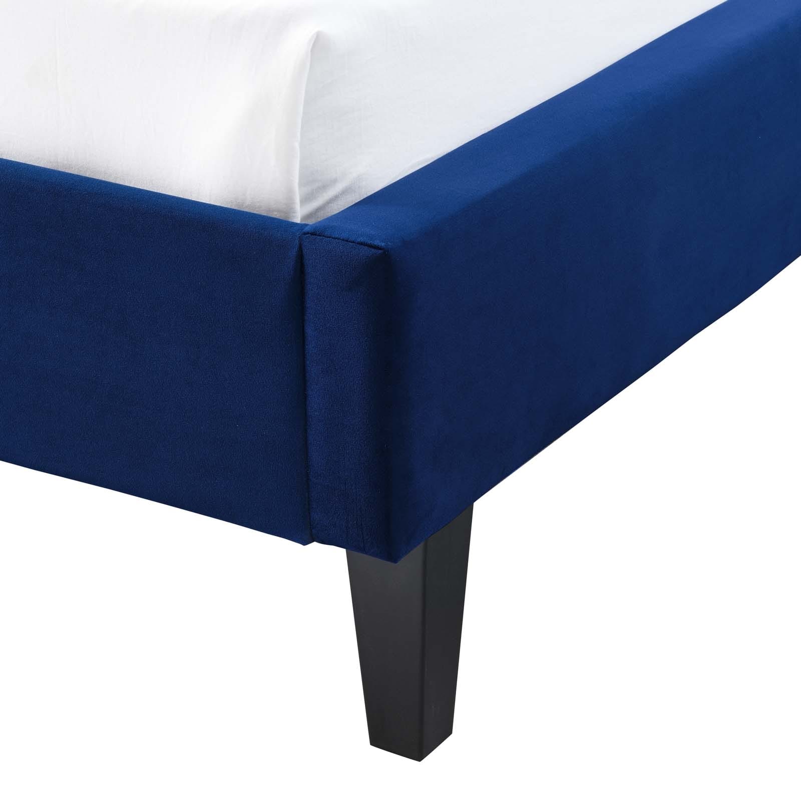 Modway Penelope Tufted Wingback Queen Performance Velvet Platform Bed | Beds | Modishstore-17