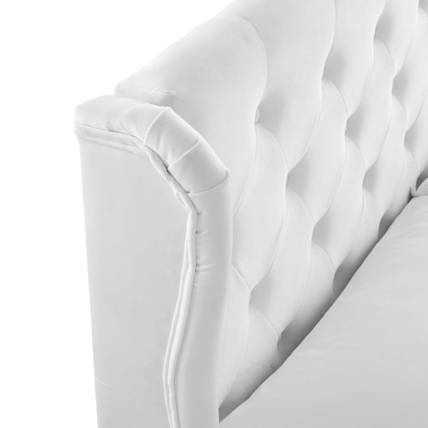 Modway Penelope Tufted Wingback Queen Performance Velvet Platform Bed | Beds | Modishstore-22