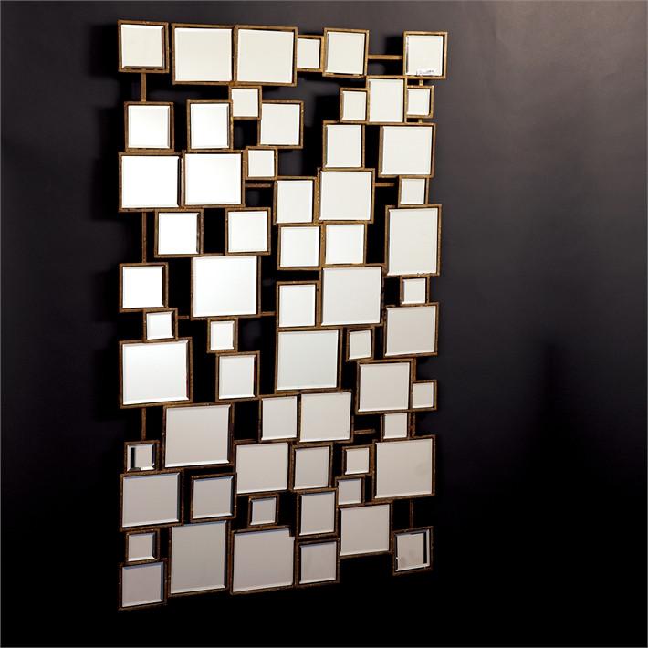 Tozai Home Facets, Square Wall Mirror