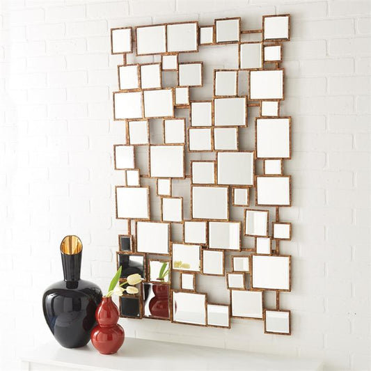 Tozai Home Facets, Square Wall Mirror