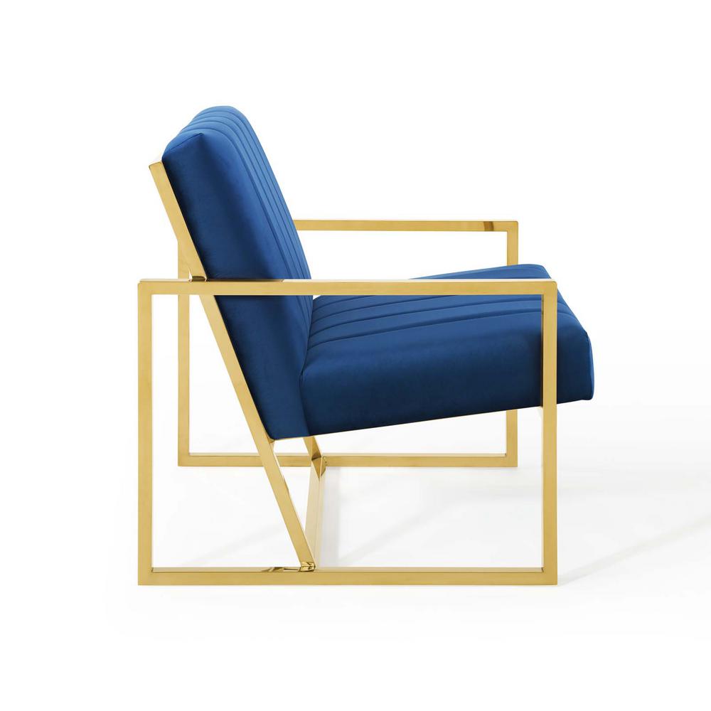 Modway Inspire Channel Tufted Performance Velvet Armchair | Armchairs | 