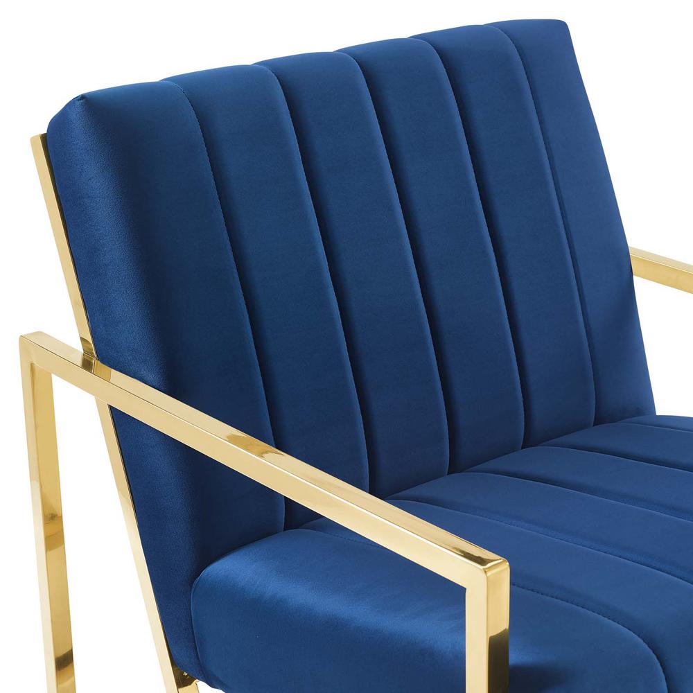 Modway Inspire Channel Tufted Performance Velvet Armchair | Armchairs | 