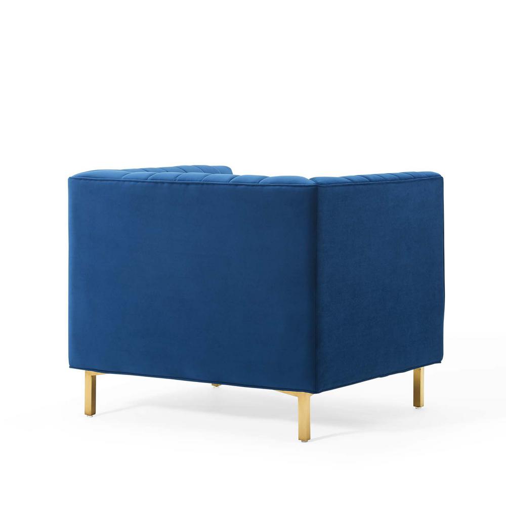 Modway Shift Channel Tufted Performance Velvet Armchair | Armchairs | Modishstore-16