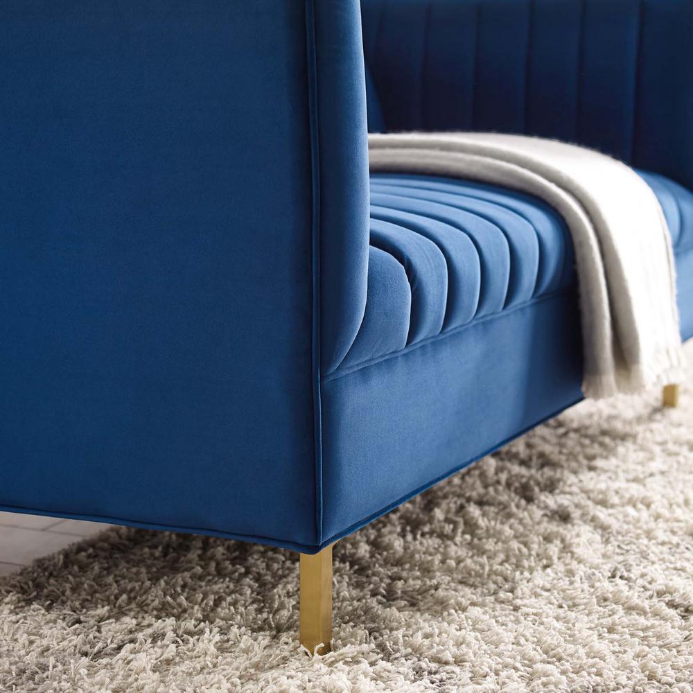 Modway Shift Channel Tufted Performance Velvet Loveseat | Loveseats | Modishstore-19