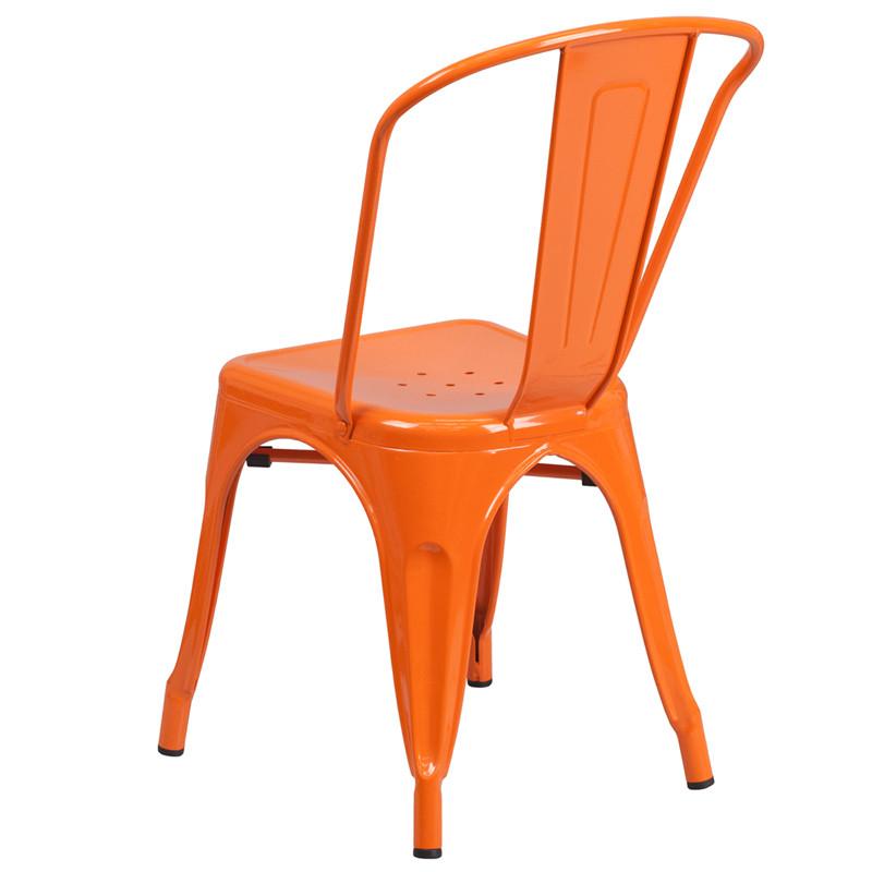 Flash Furniture Metal Indoor-Outdoor Stackable Chair