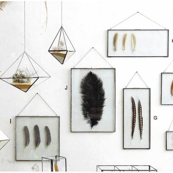 Roost Iron Edged Hanging Frames - including Feathers