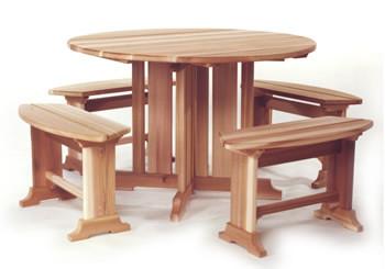 All Things Cedar Picnic Table Set
