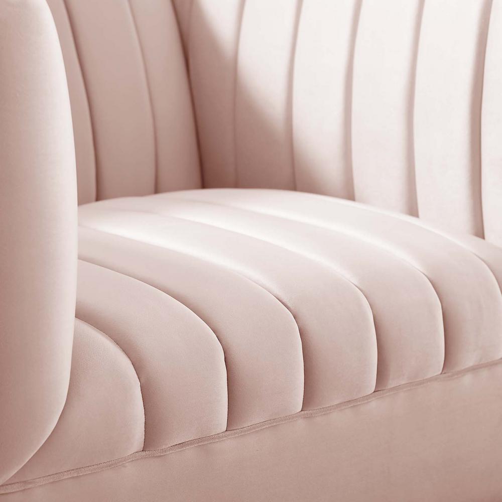 Modway Shift Channel Tufted Performance Velvet Armchair | Armchairs | Modishstore-27