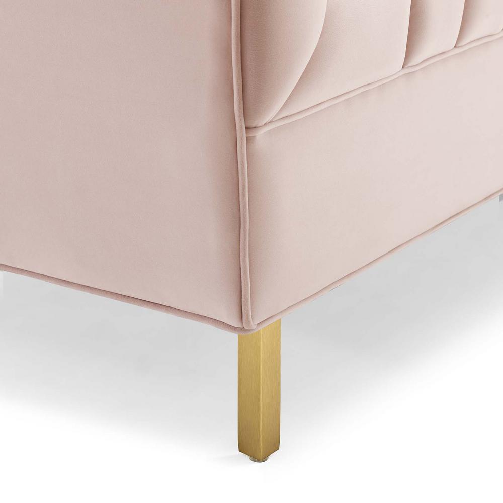 Modway Shift Channel Tufted Performance Velvet Loveseat | Loveseats | Modishstore-22