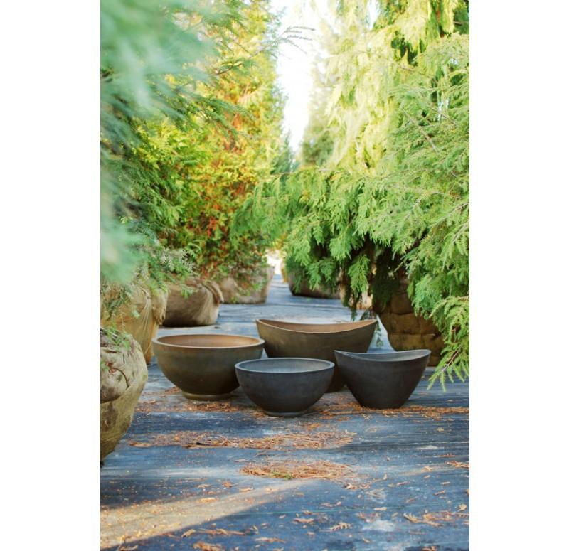 Gold Leaf Design Group Half Moon Planter