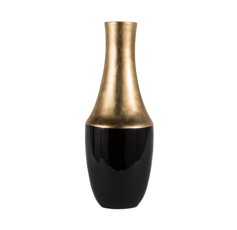 Gold Leaf Design Group Gilded Cardboard Sculpture Vases
