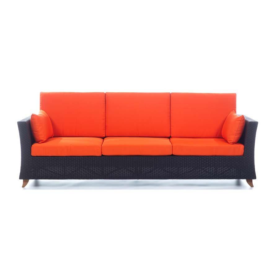 All Things Cedar Rattan Deep Seating Sofa