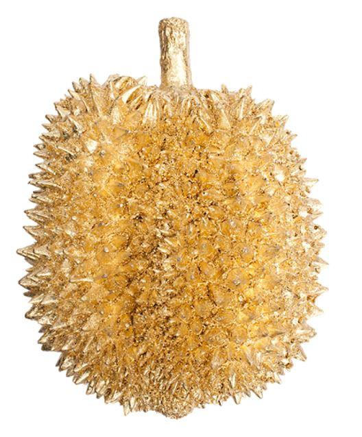 Gold Leaf Design Group Gilded Resin Durian Fruit