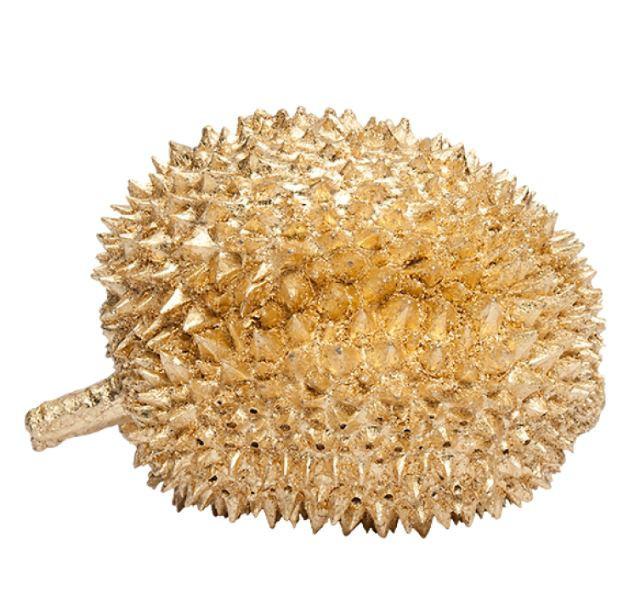 Gold Leaf Design Group Gilded Resin Durian Fruit