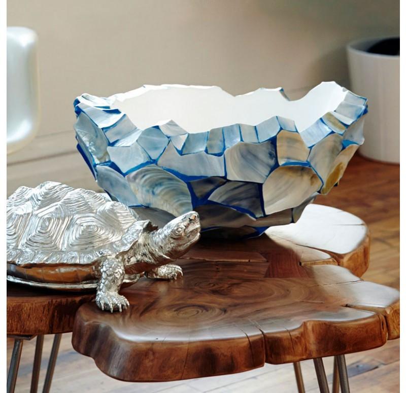 Gold Leaf Design Group Shell 'Kabibe' Bowl