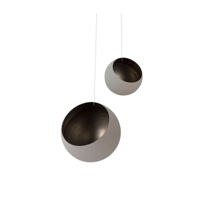 Gold Leaf Design Group Hanging Orb Planters