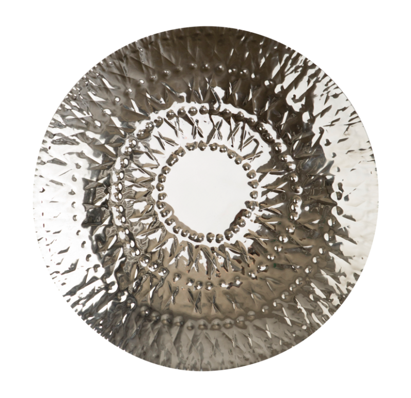 Gold Leaf Design Group Stitch Platter