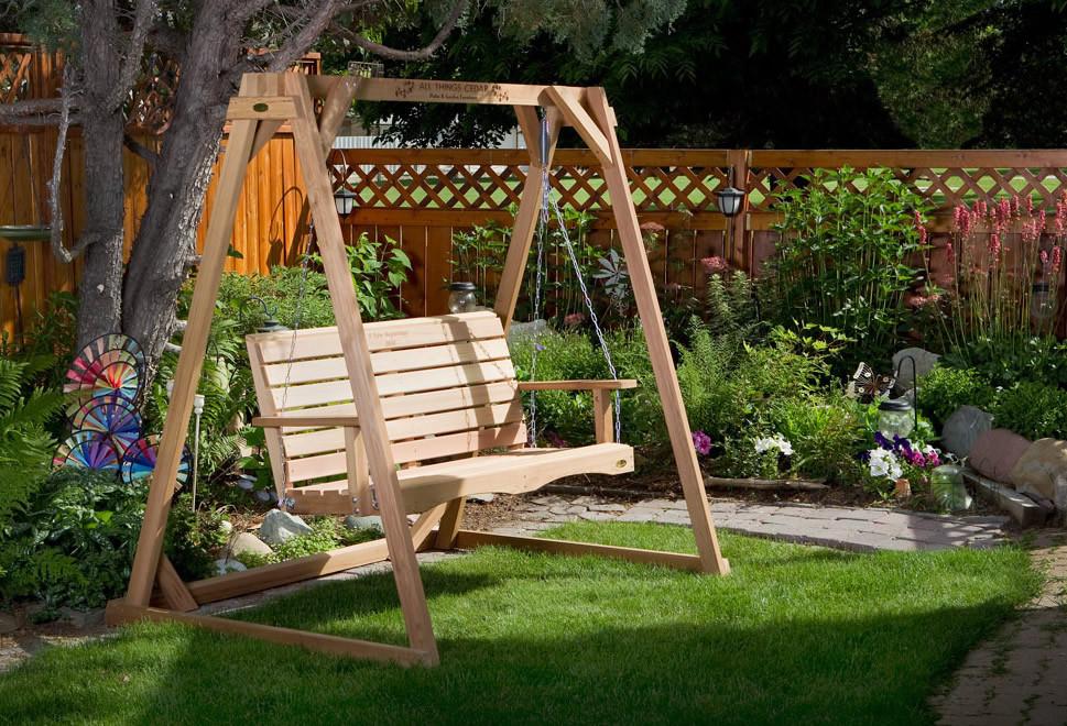 All Things Cedar Swing A-Frame -New